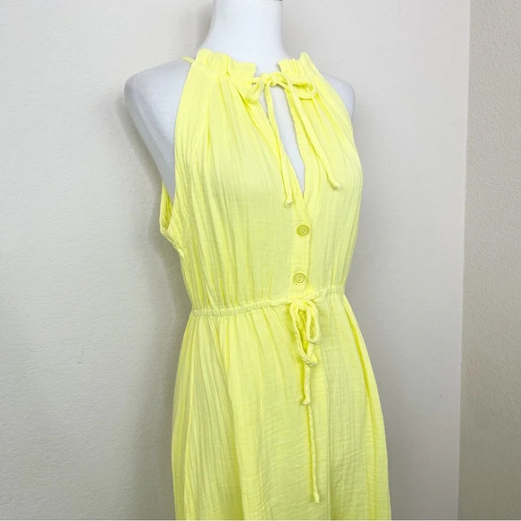 Everyday Ritual Crissie Hi Lo Dress - Pineapple Cotton Bubble Gauze - Picture 6 of 11